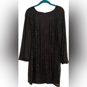 Sequined Cocktail Mini Dress​